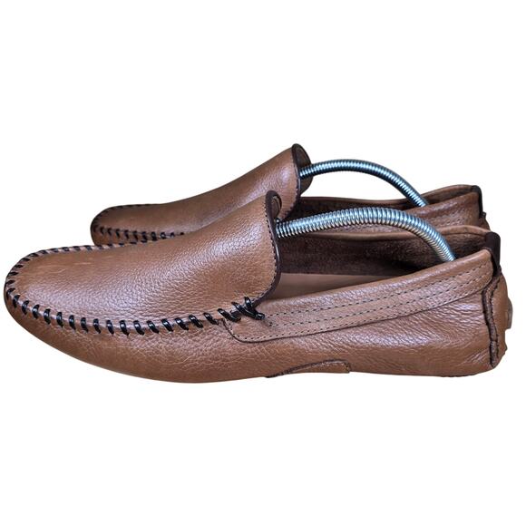 Steve Madden Men Vicius Driving Moccasin Slip On Loafer Leather Size 11 Pristine - Picture 3 of 10